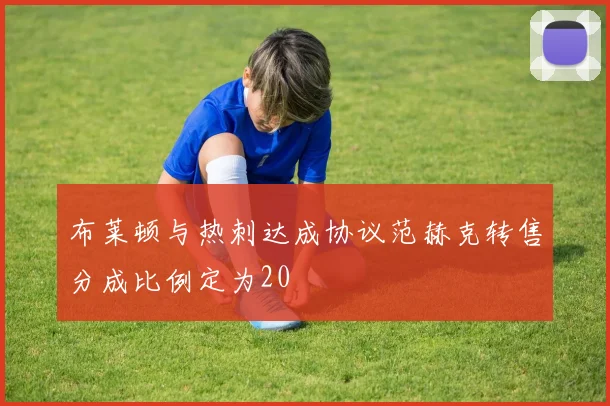 布莱顿与热刺达成协议范赫克转售分成比例定为20